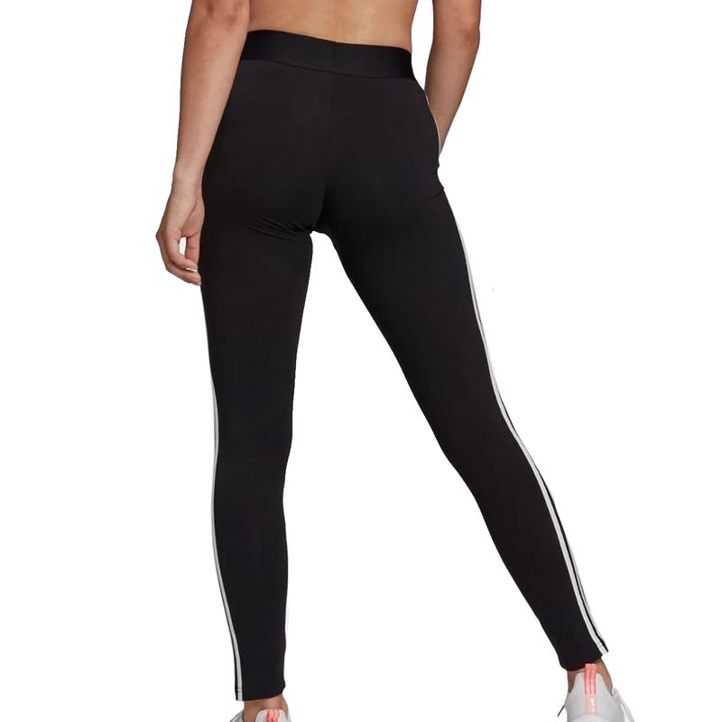 legging-adidas-fem-essential-3-stripes-preta-branca-atras