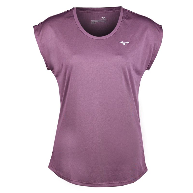 camiseta-mizuno-fem-sportwear-vinho-frente