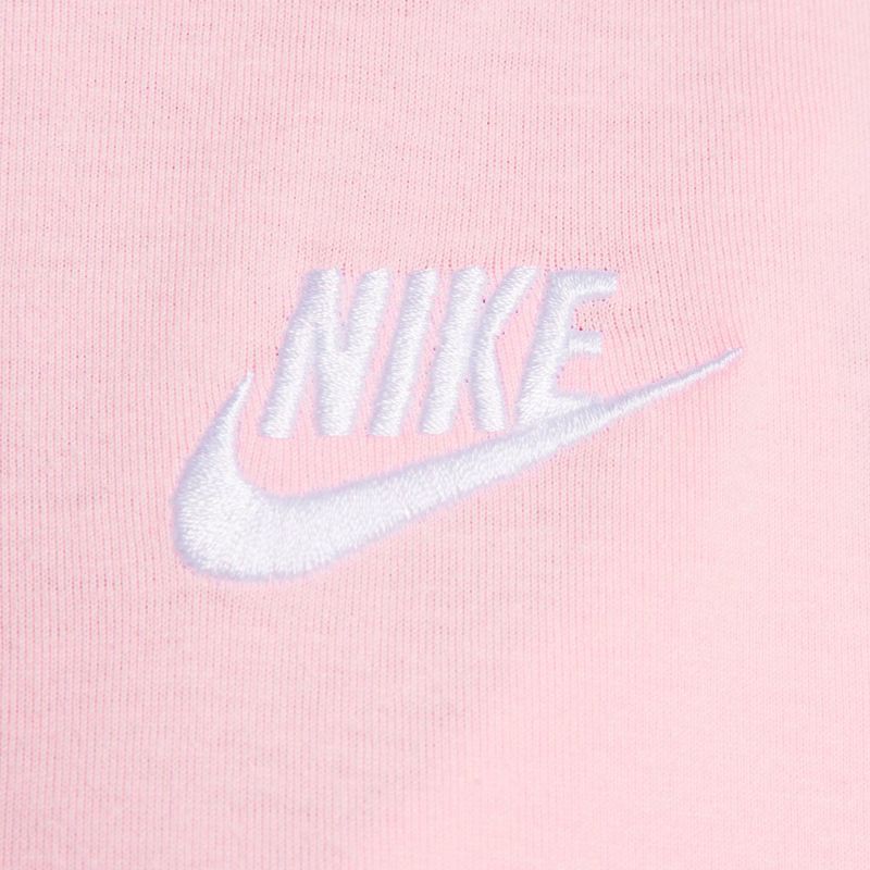 camiseta-nike-fem-sporwear-club-rosa-detalhes