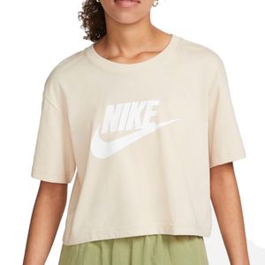 Cropped Sportwear Essentials Bege - Nike