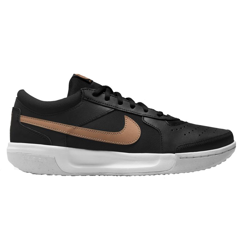 tenis-nike-fem-zoom-court-lite-3-preto-marron-direito