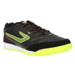 chuteira-topper-dominator-td-IV-preta-amarelo-lateral-frente