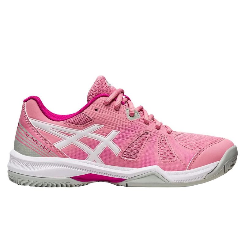 tenis-asics-fem-padel-pro-5-rosa-direito