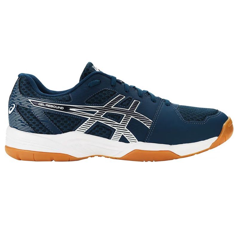 tenis-asics-gel-rebound-marinho-branco-direito