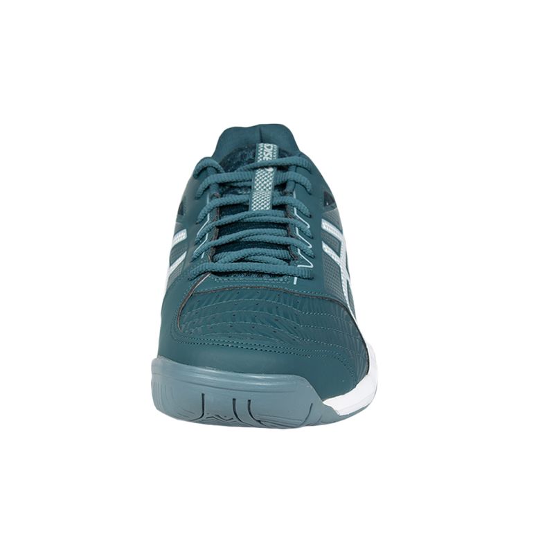 tenis-asics-backhand-verde-lado-frente