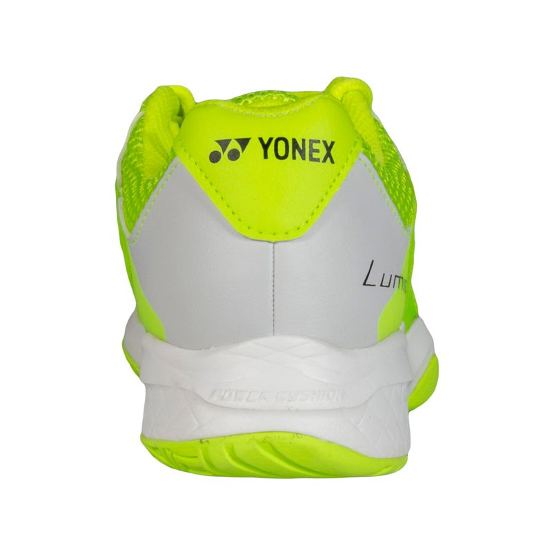 tenis-yonex-lumio-3-amarelo-neon-costas