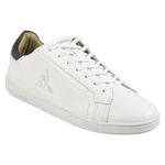 tenis-lecoq-23104-branco-preto-lateral-frente