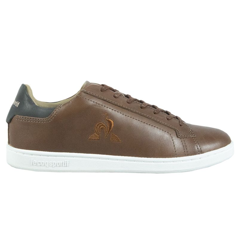 tenis-lecoq-23104-marron-branco-direito