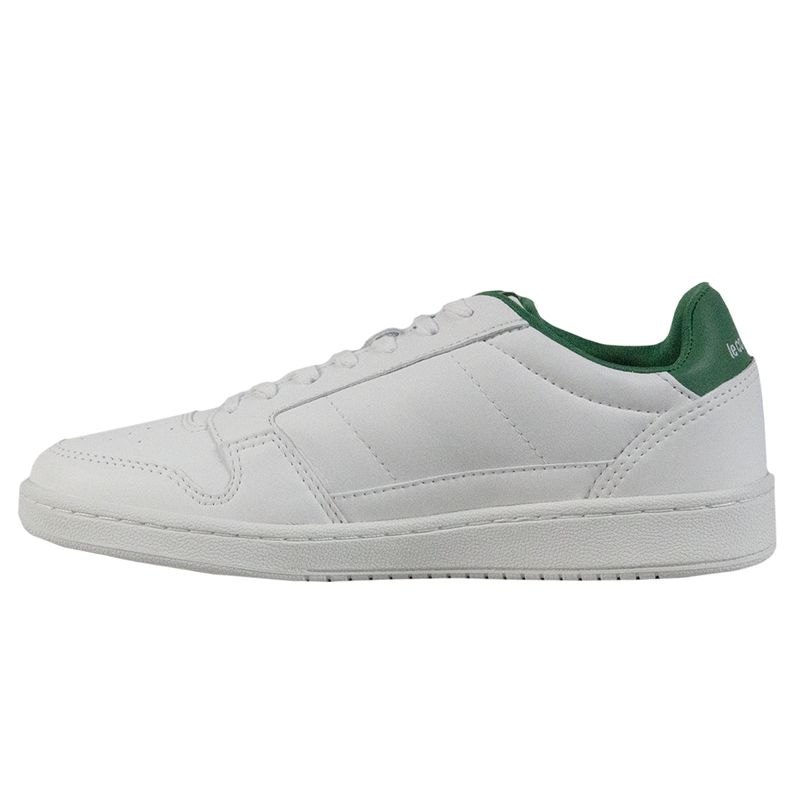 tenis-lecoq-23107-branco-verde-esquerda