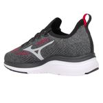 tenis-mizuno-cool-ride-chumbo-preto-lateral-atras