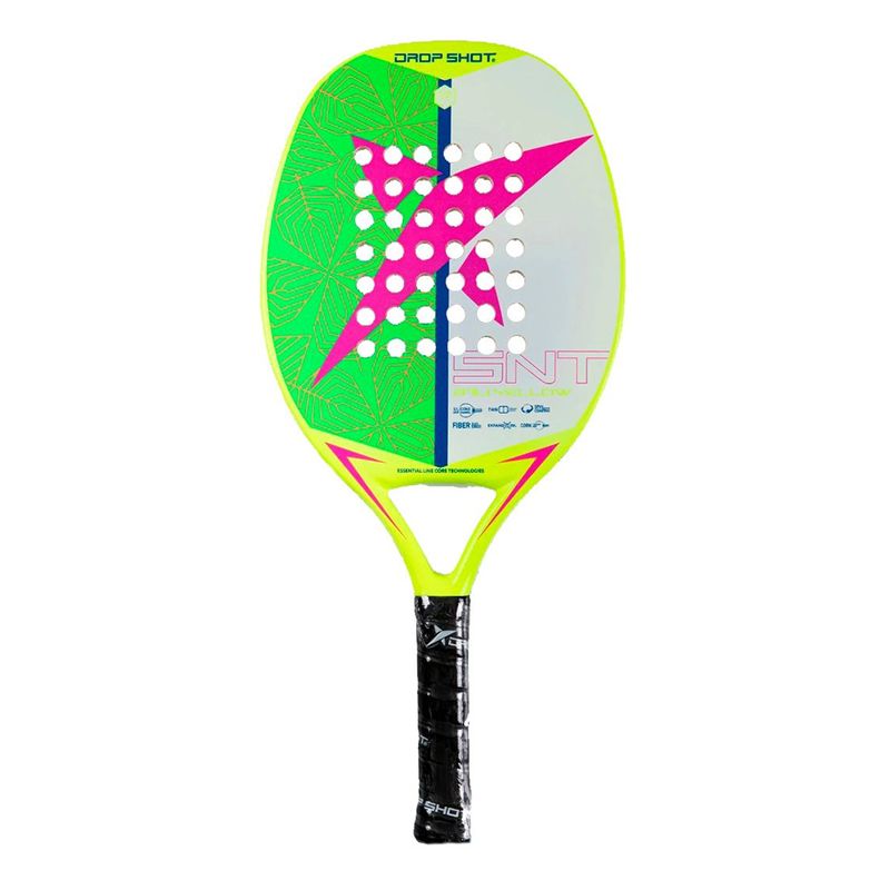 Kit 02 Raquetes de Beach Tennis Bali Yellow - Drop Shot - Casa do