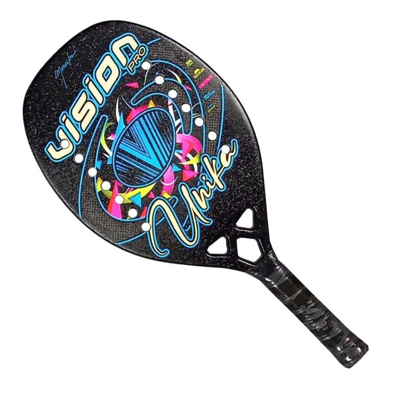 raquete-de-beach-tennis-unika-pro-vision-2023-inclinada