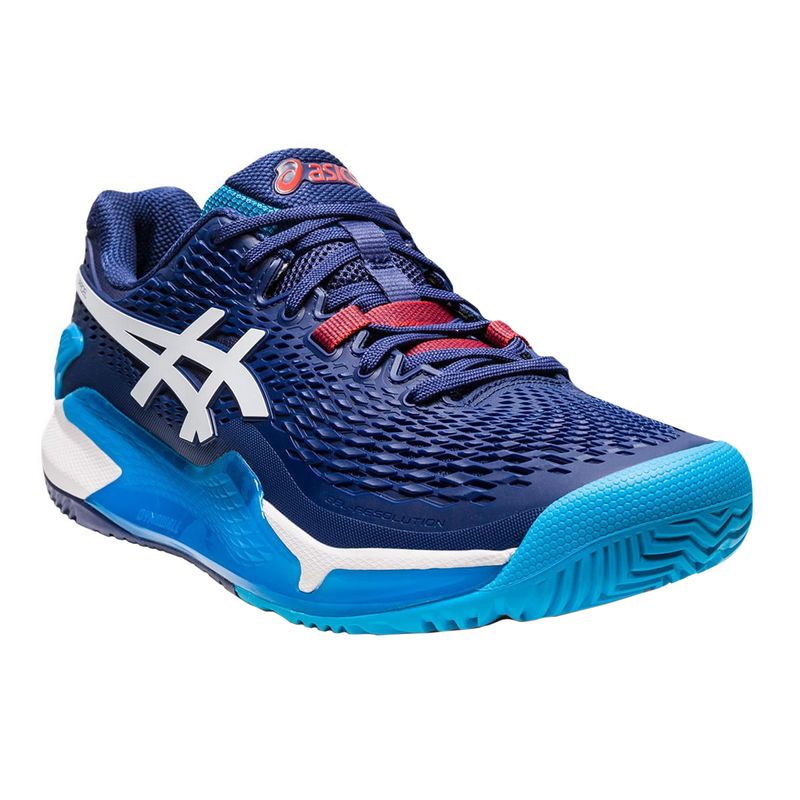 tenis-asics-resolution-9-padel-indigo-blue-lateral-frente