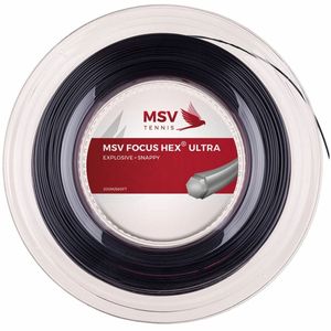 Corda MSV Focus Hex Ultra 1.25 16L Preta - Rolo com 200 metros