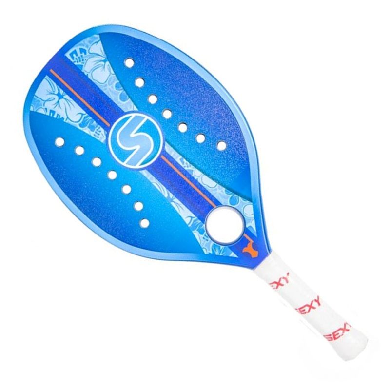 raquete-de-beach-tenis-Sexy-Sirf-azul-inclinado