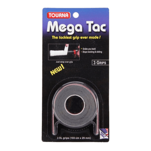 Overgrip Mega Tac X3 Preto - Tourna