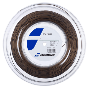 Corda Babolat RPM Power 16 1.30mm Marrom - Rolo com 200 metros