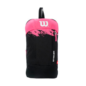 Mochila Esportiva Preta e Rosa - Wilson