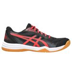 tenis-asics-up-court-5-preto-vermelho-direito