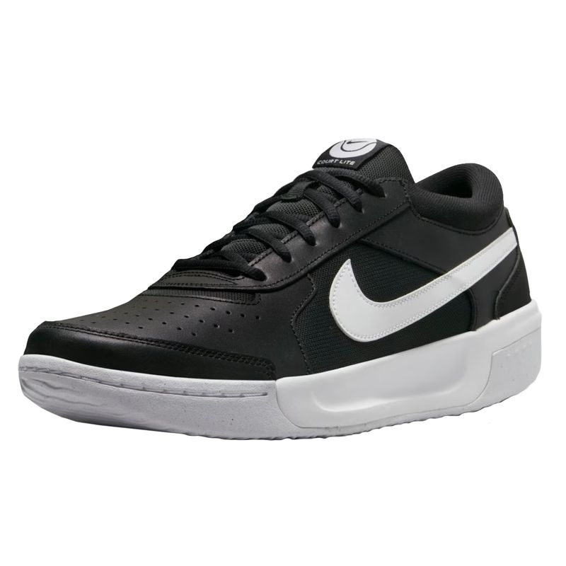 tenis-nike-zoom-court-lite-3-preto-lateral-frente