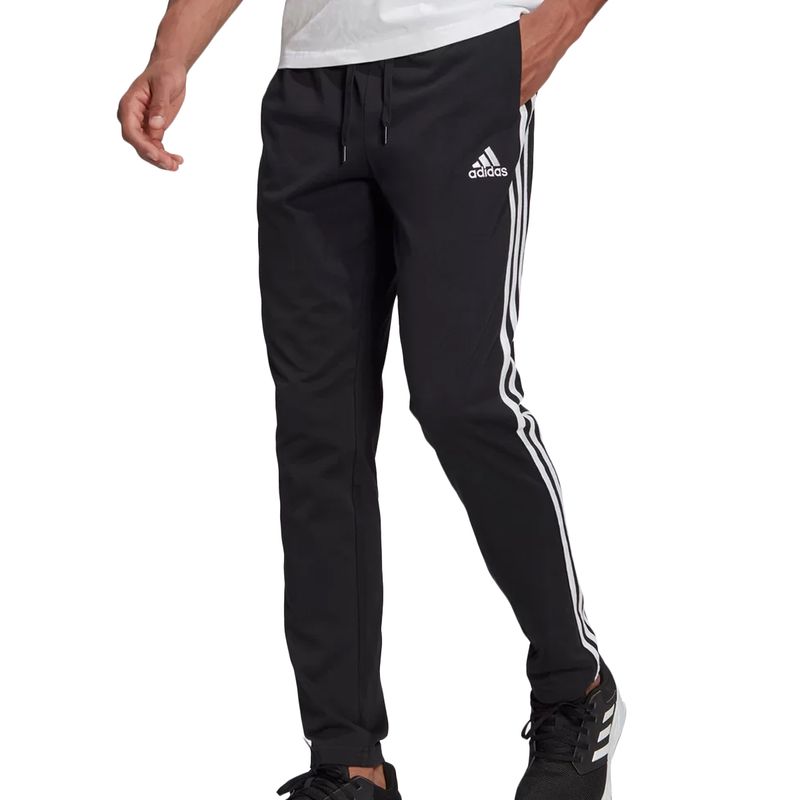 calca-adidas-masc-3-listras-preta-frente