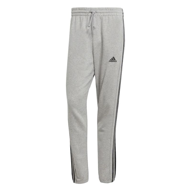 calca-adidas-essentials-3listras-cinza-frente