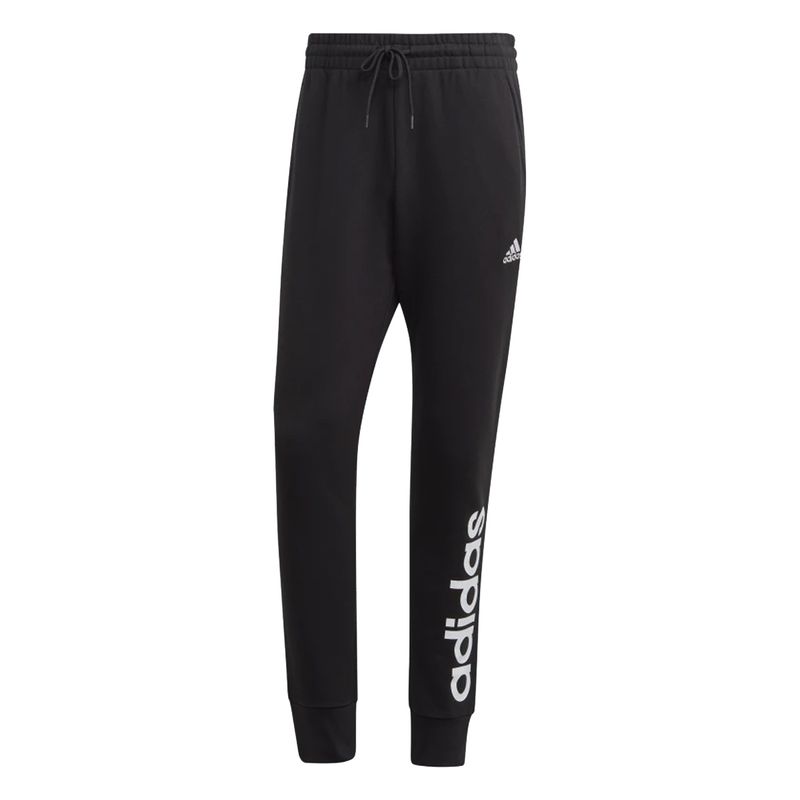calca-adidas-logo-linear-preta-frente