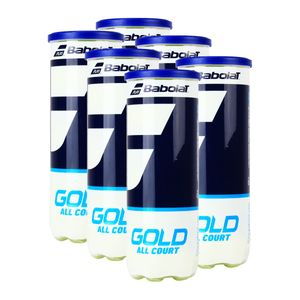 Bola de Tênis Gold All Court Pack c/ 06 Tubos - Babolat