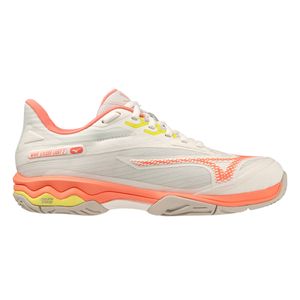 Tênis Wave Exceed Light 2 Branco e Coral - Mizuno