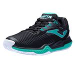 tenis-joma-padel-point-2201-preto-verde-lateral-frente