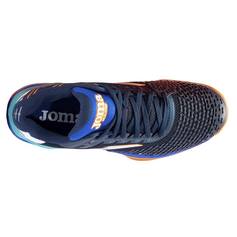 tenis-joma-padel-ace-pro-allcourt-azul-laranja-cima