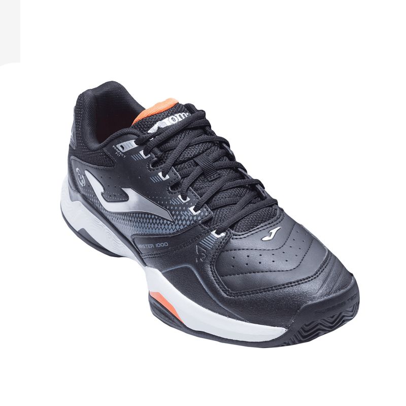 tenis-joma-master-1000-2301-perto-laranja-lateral-frente