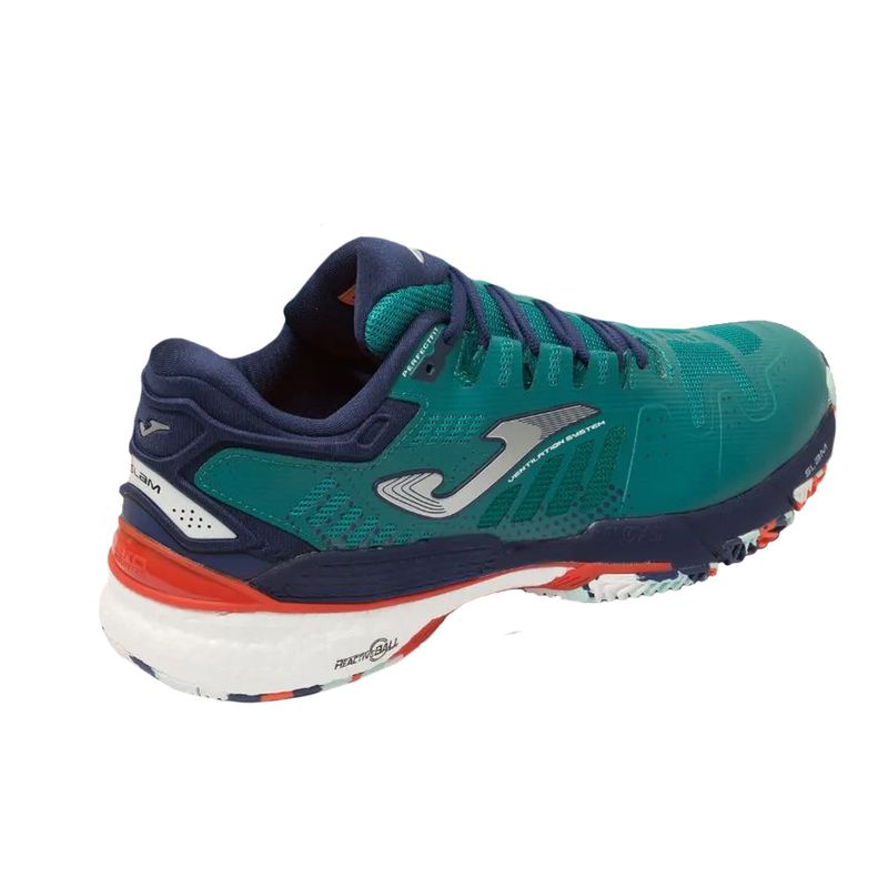 tenis-joma-slam-verde-lateral-atras