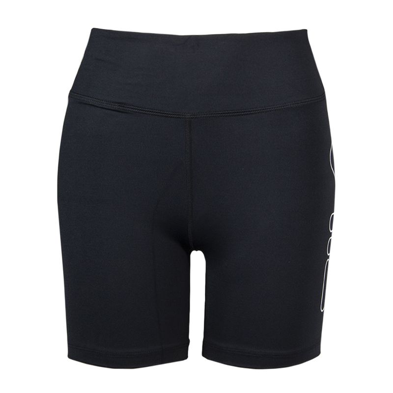 bermuda-fila-fem-flat-life-II-preta-frente
