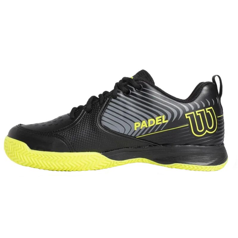 tenis-wilson-k-padel-2.0-clay-preto-amarelo-esquerdo