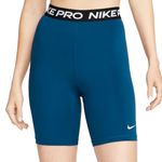 short-nike-fem-pro-365-azul-frente