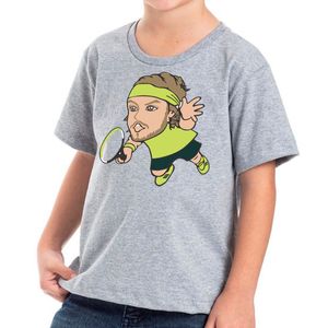 Camiseta Infantil TsiTsipas Cinza - Casa do Tenista