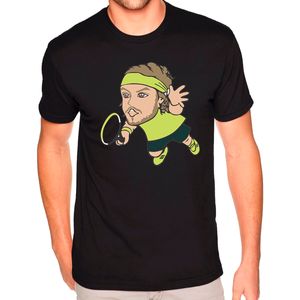Camiseta TsiTsipas Preta - Casa do Tenista