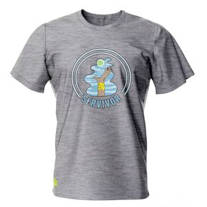 Camiseta Infatil Servivor Cinza - Casa do Tenista