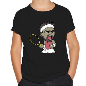 Camiseta Infantil Nadal V3 Preta - Casa do Tenista