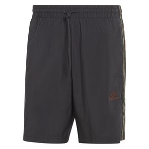 Shorts Aeroready Essentials Chelsea 3 Listras Preto e Verde Musgo - Adidas