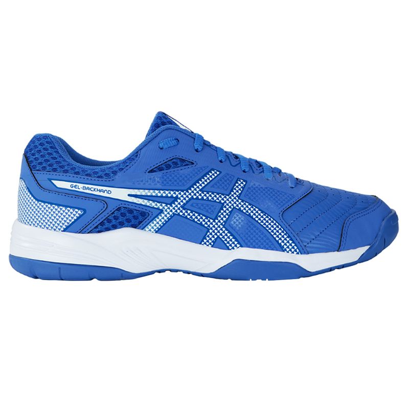 tenis-asics-gel-backhand-azul-branco-direito