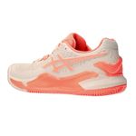 tenis-asics-gel-resolution-9-bege-laranja-lateral-atras