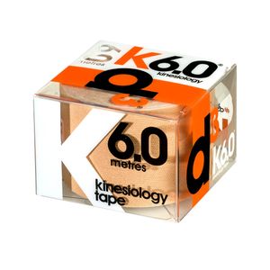 Fita K6.0 Kinesiológica 5cm - 6m Bege - D3 Tape