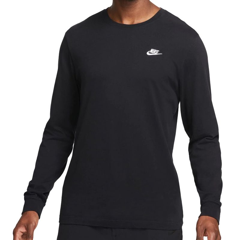 camiseta-nike-sportwear-preta-frente