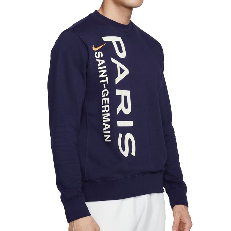 blusao-nike-masc-sportwear-psg-club-marinho-lateral