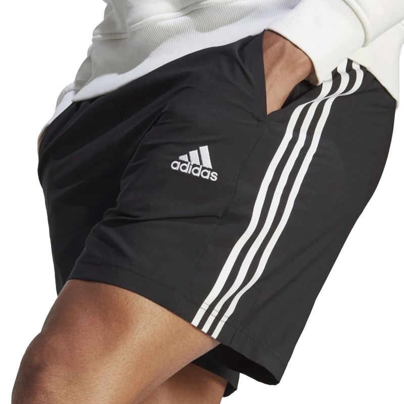 short-adidas-aeroready-chelsea-preto-lado