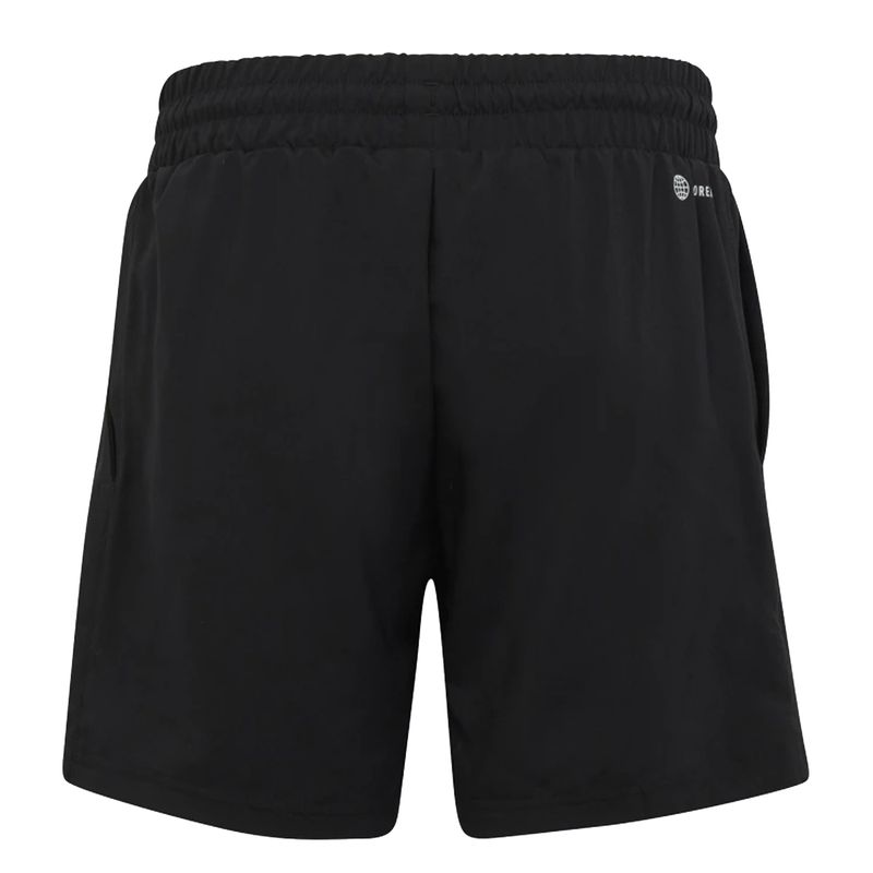 short-adidas-club-3-stripes-preta-atras