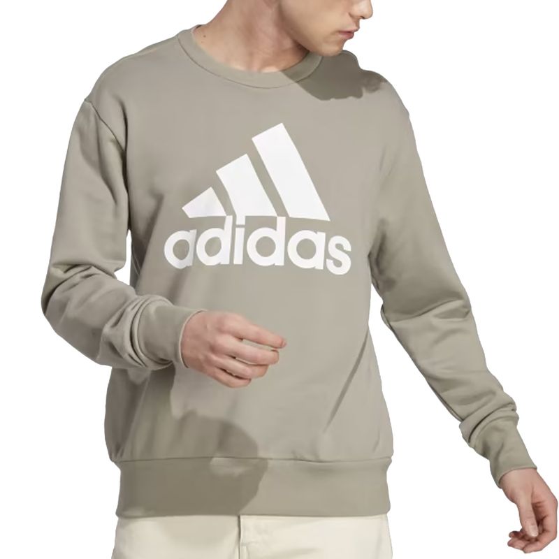moletom-essentials-adidas-bege-detalhes-frente