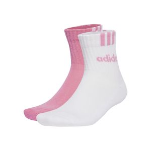 Meia Cano Médio Linear Half-Crew 3P Rosa (38-40) - Adidas